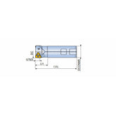 SCRM90TN-W-18 90° End mills with helical six cutting edges of double-sided TNMX 18 inserts - Big-tools Industrial Supply Tools for Metal Cutting